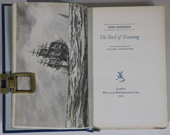 1933 The Bird Of Dawning by John Masefield Ltd Ed. Signed by Author Book