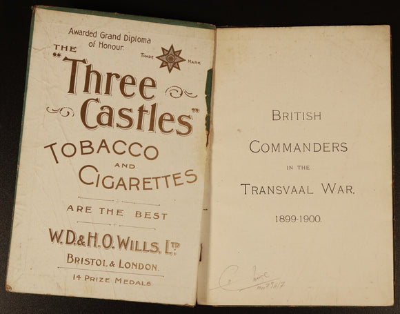 1900 British Commanders In The Transvaal War Antique Military History Book