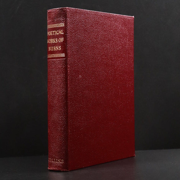 c1950 Burns' Poetical Works by Robert Burns Scottish Poetry Book W.H. Davies
