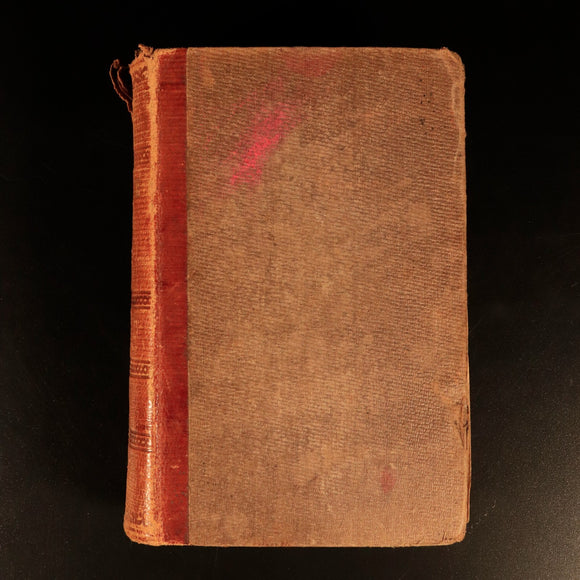 1858 Manual Of Domestic Medicine & Surgery by JH Walsh Antiquarian Medical Book