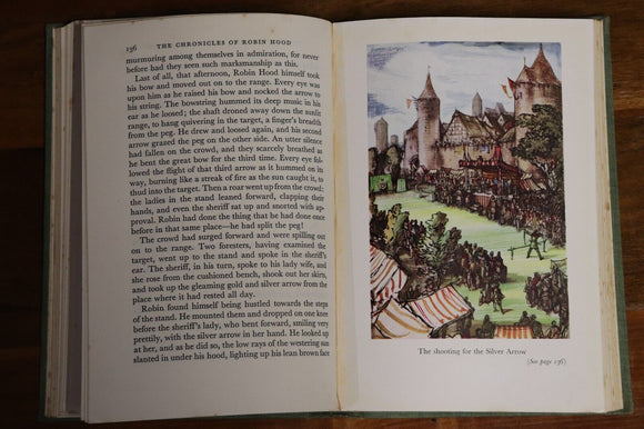 1950 The Chronicles Of Robin Hood R. Sutcliffe Vintage British Fiction Book