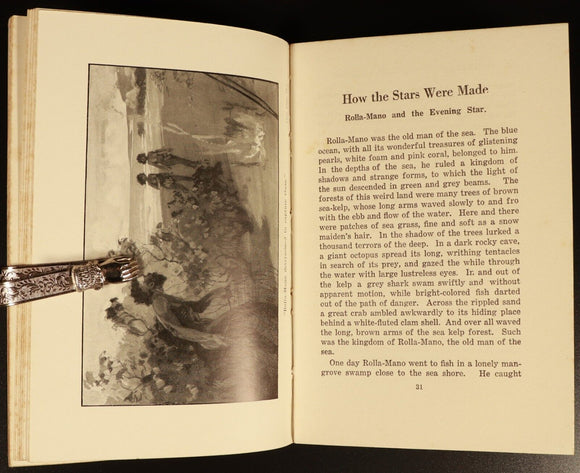 c1928 Myths & Legends of Australian Aborigines Illustrated History Book 1st Ed