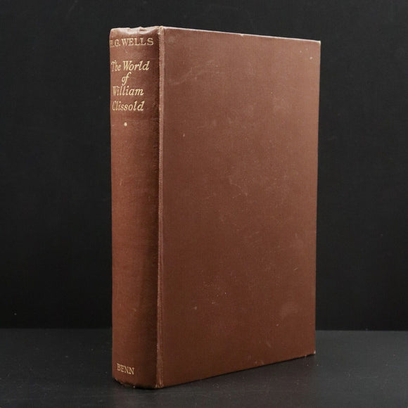 1926 The World Of William Clissold by H.G. Wells Antique Fiction Book Vol 1