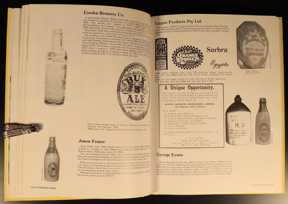 A Victorian Thirst by Ken Arnold 1990 Illustrated Australian History Book