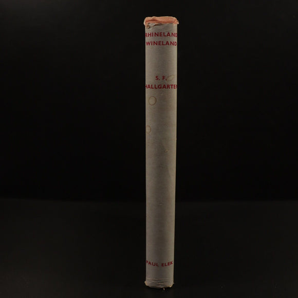 1951 Rhineland Wineland Wine Districts Of Western Germany History Book