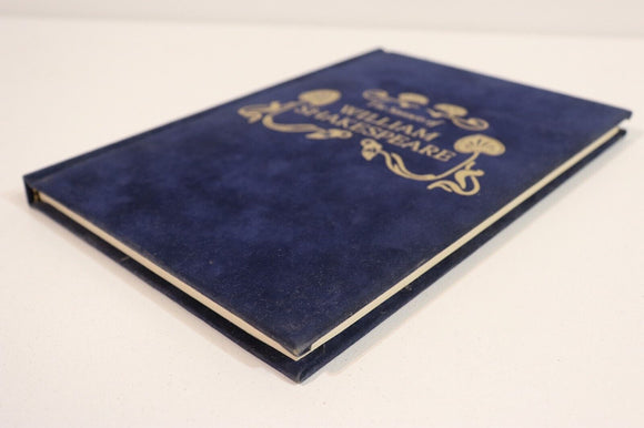 1961 The Sonnets of William Shakespeare Vintage Suede Literature Book
