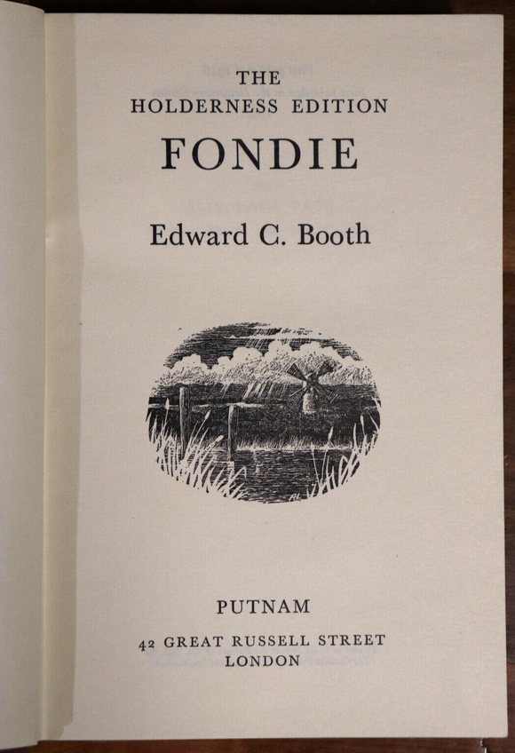 1957 Fondie by Edward C Booth Holderness Edition Vintage Fiction Book