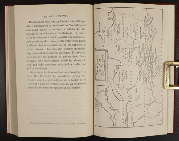 1925 The Well Beloved Sketch Of A Temperament Thomas Hardy Antique Fiction Book