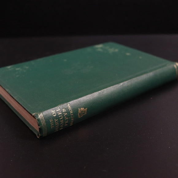 1933 The Diary Of Samuel Pepys Selections Antique British History Book