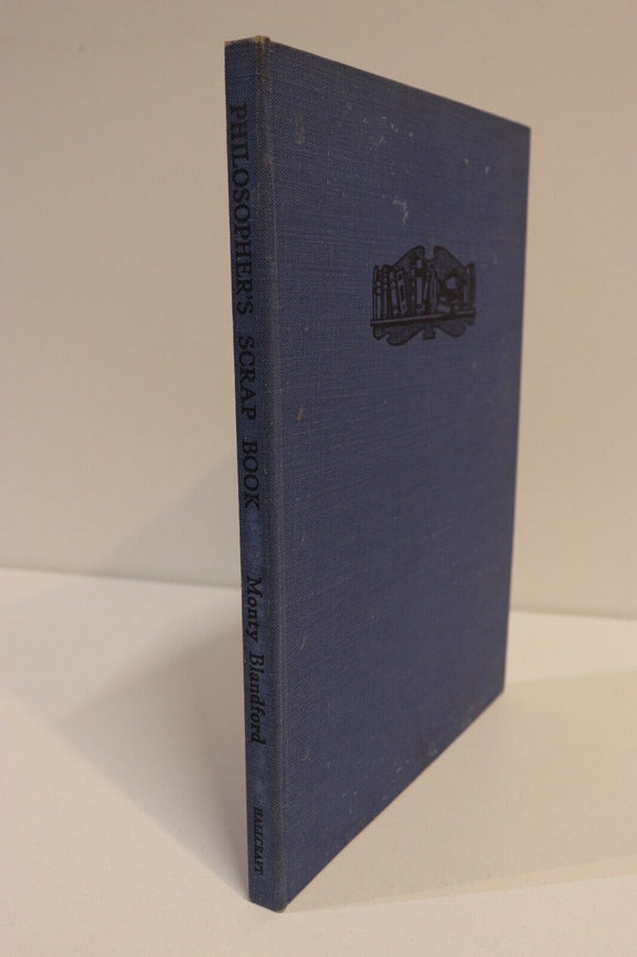 1951 Philosopher's Scrap Book by M Blandford Australian Literature Book