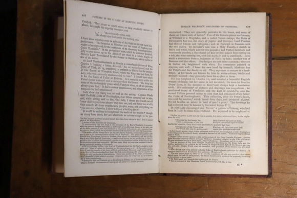 1871 Anecdotes Of Painting In England by H Walpole Antique British Art Book