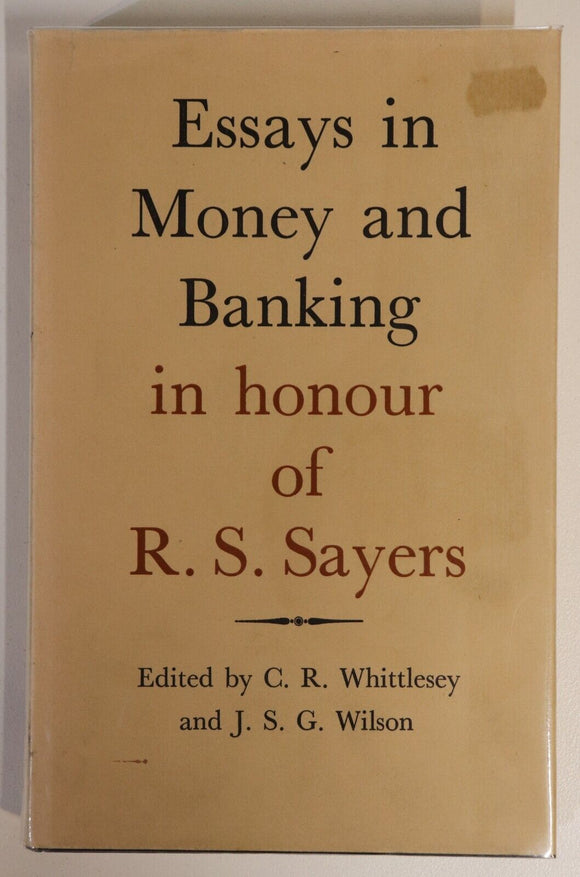 1970 Essays In Money & Banking Vintage British Banking & Finance Book