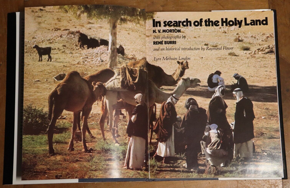 1979 In Search Of The Holy Land by HV Morton Middle Eastern History Book