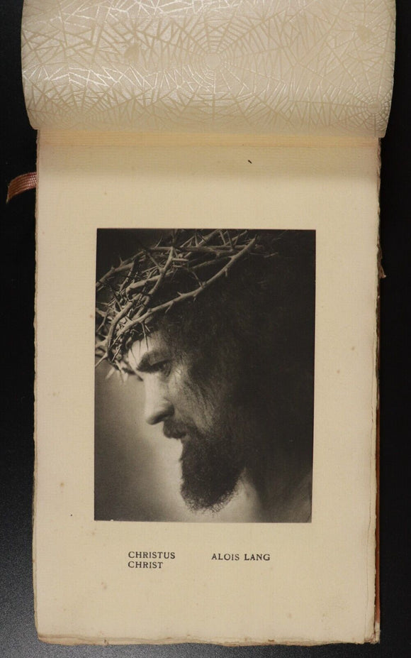 1930 Album Of Scenes From The Oberammergau Passion Play Antique Theatre Book