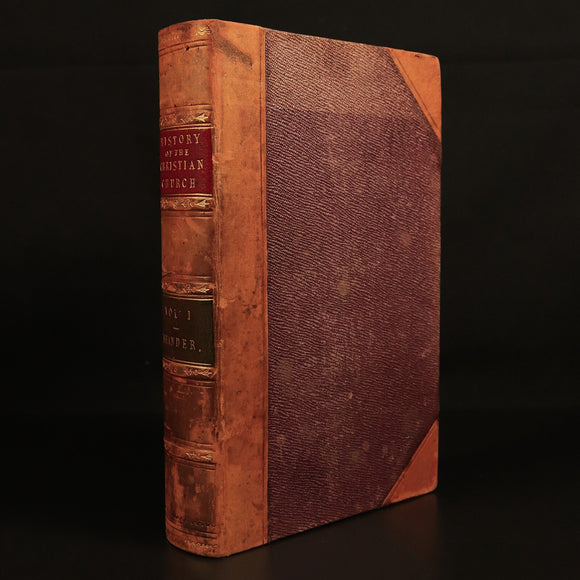 1851 History Of Christian Church Apostles by A. Neander Antique History Book