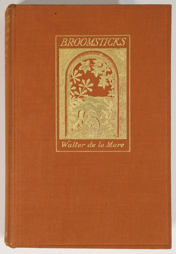 1925 Broomsticks by Walter De La Mare 1st Edition British Literature Book