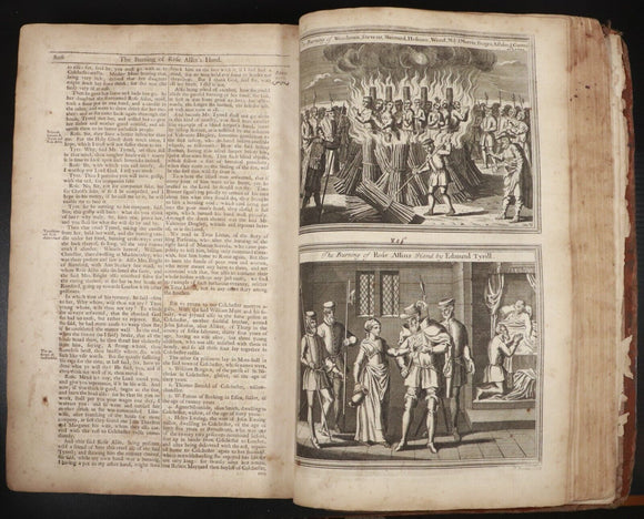 1732 The Book Of Martyrs by John Fox Antiquarian Religious History Book Folio