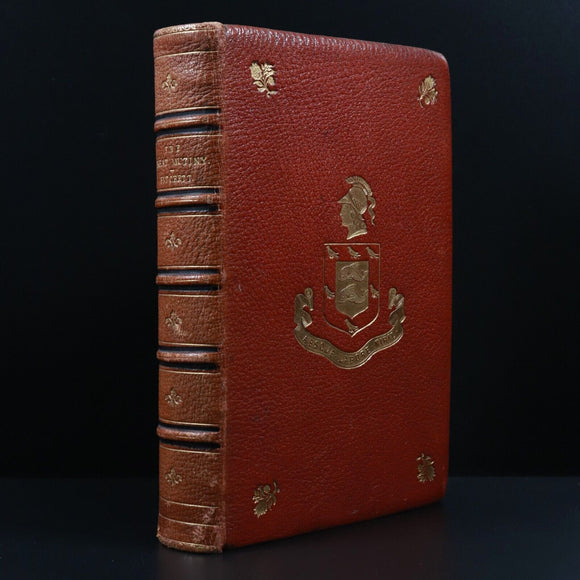1902 The Tale Of The Great Mutiny by WH Fitchett Antique Military Book Map