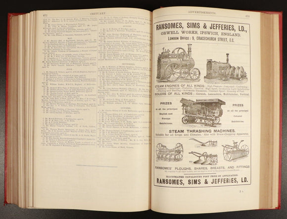 1900 Australian Handbook Directory Business Guide Antiquarian Reference Book