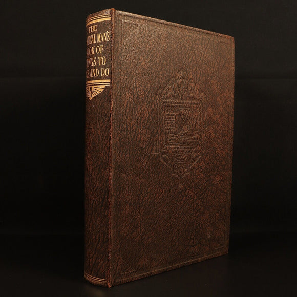 Practical Man's Book Of Things To Make & Do c1936 Antique Reference Book