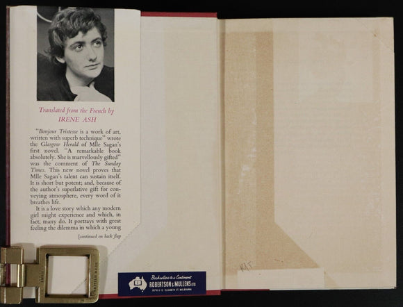 1956 A Certain Smile by Francois Sagan 1st Edition Vintage Fiction Book