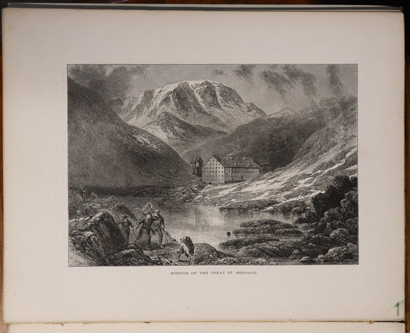 c1875 Picturesque Europe - Division 9 Antiquarian Engravings Plates Book