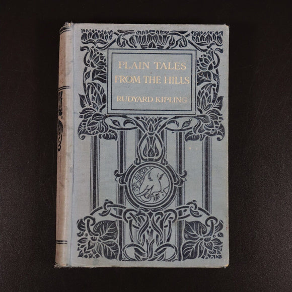 1913 Plain Tales From The Hills by Rudyard Kipling Antique Fiction Book