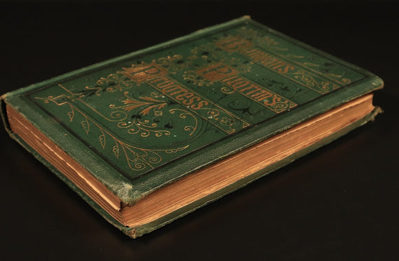 c1880 The Pilgrim's Progress by John Bunyan Antique Illustrated Christian Book