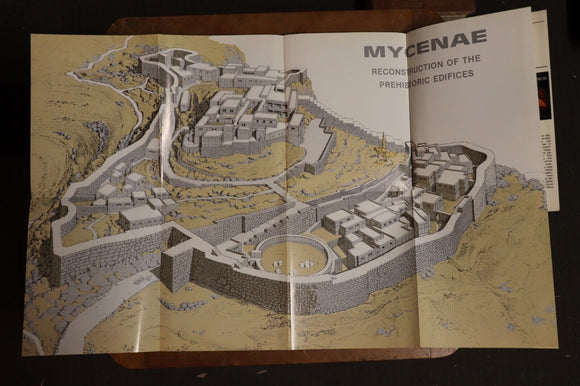 1978 Mycenae-Epidaurus Tiryns-Nauplion Greek Archaeology Reference History Book