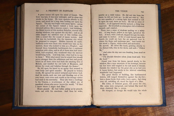 1907 A Prophet In Babylon by WJ Dawson Antique American Fiction Book 1st Edition