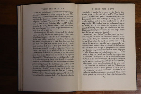 1927 Viennese Medley by Edith O'Shaughnessy Antique Literature Fiction Book