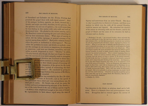 1889 The Headship Of Christ by Hugh Miller Antique British Theology Book