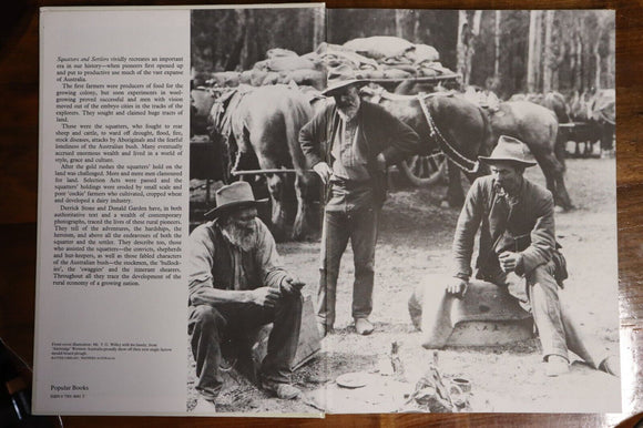 1984 Squatters & Settlers by Derrick Stone Australian Colonial History Book