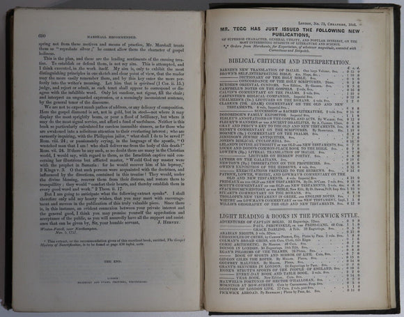 1837 Theron and Aspasio by Rev. James Hervey Antique British Theology Book