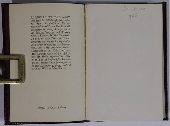 c1930 A Childs Garden Of Verses RL Stephenson Illustrated Childrens Story Book