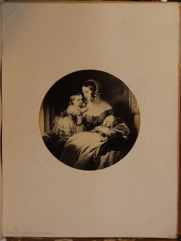 c1868 British Museum Photographs by Stephen Thompson Antique Art History Book