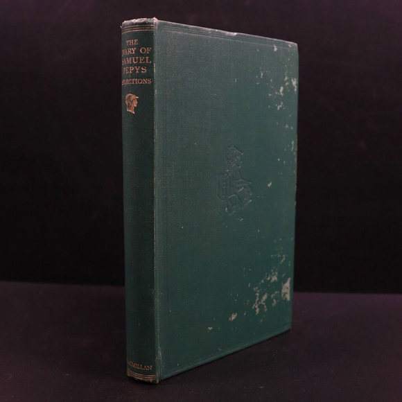 1933 The Diary Of Samuel Pepys Selections Antique British History Book