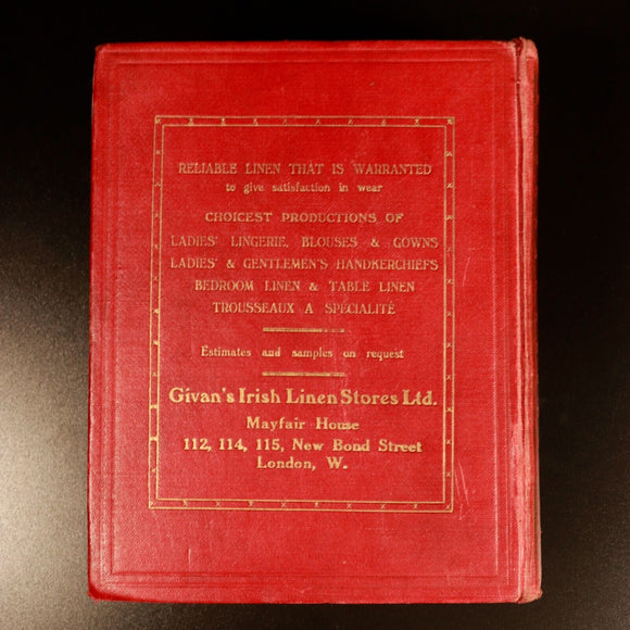 1920 Kellys Handbook Titled Landed Official Classes Antique British History Book
