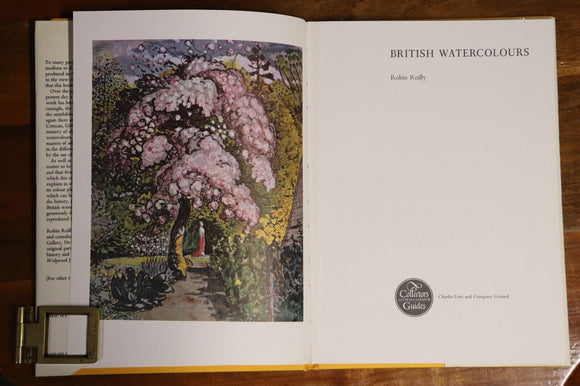 1974 British Watercolours by Robin Reilly 1st Edition Vintage Art Book