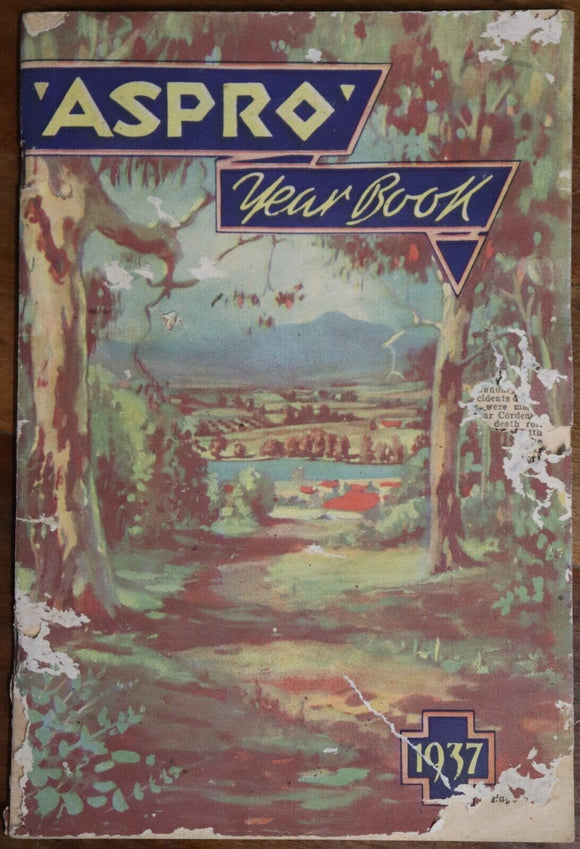 1937 Aspro Year Book Australian Social & Household History Book