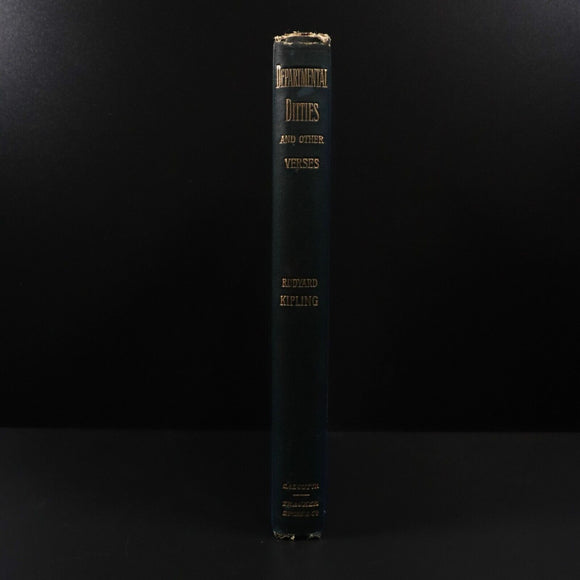 1892 Departmental Ditties & Other Verses by Rudyard Kipling Antique Book 7th Ed.