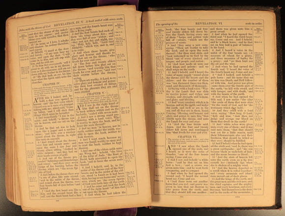 1853 The Prince James Holy Bible Antiquarian Bible With Ephemera Postcards etc