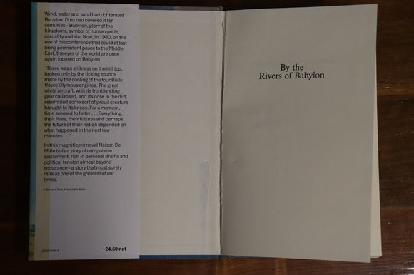 1978 By The Rivers Of Babylon by Nelson de Mille American Fiction Book