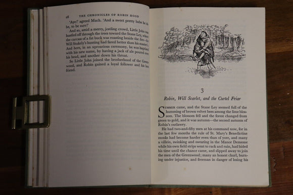1950 The Chronicles Of Robin Hood R. Sutcliffe Vintage British Fiction Book