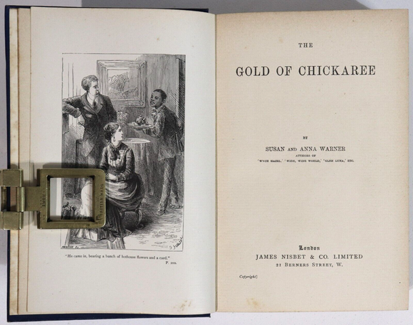 c1905 The Gold Of Chickaree by Susan & Anna Warner Antique Fiction Book