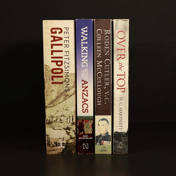 Collection Of Anzac Gallipoli Military History Books Incl Peter Fitzsimons etc