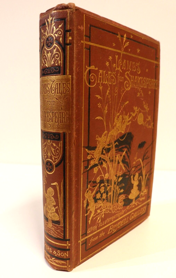 1876 Tales From Shakespeare: Charles & Mary Lamb Antique Literature Book