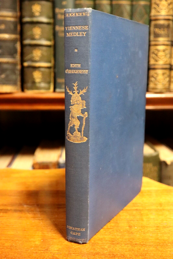 1927 Viennese Medley by Edith O'Shaughnessy Antique Literature Fiction Book