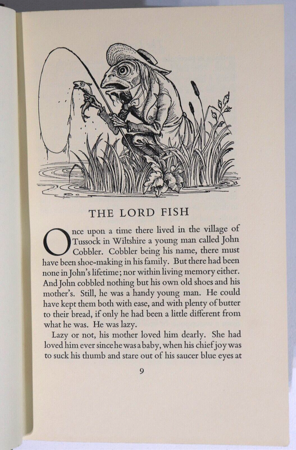 1933 The Lord Fish by Walter De La Mare Antique British Literature Book