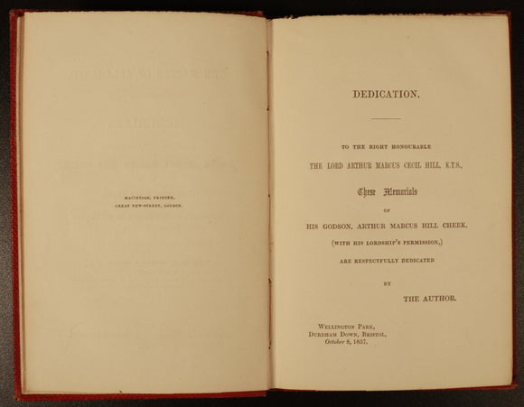 1857 The Martyr Of Allahabad by R. Meek Antique British Military History Book